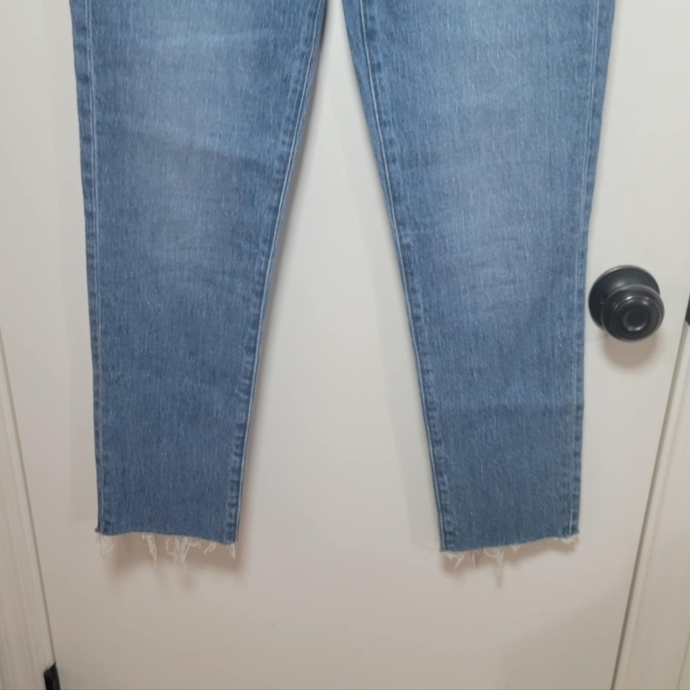 Madewell Perfect Vintage Jeans Raw Hem Size 24 New With Tags - Picture 2 of 12